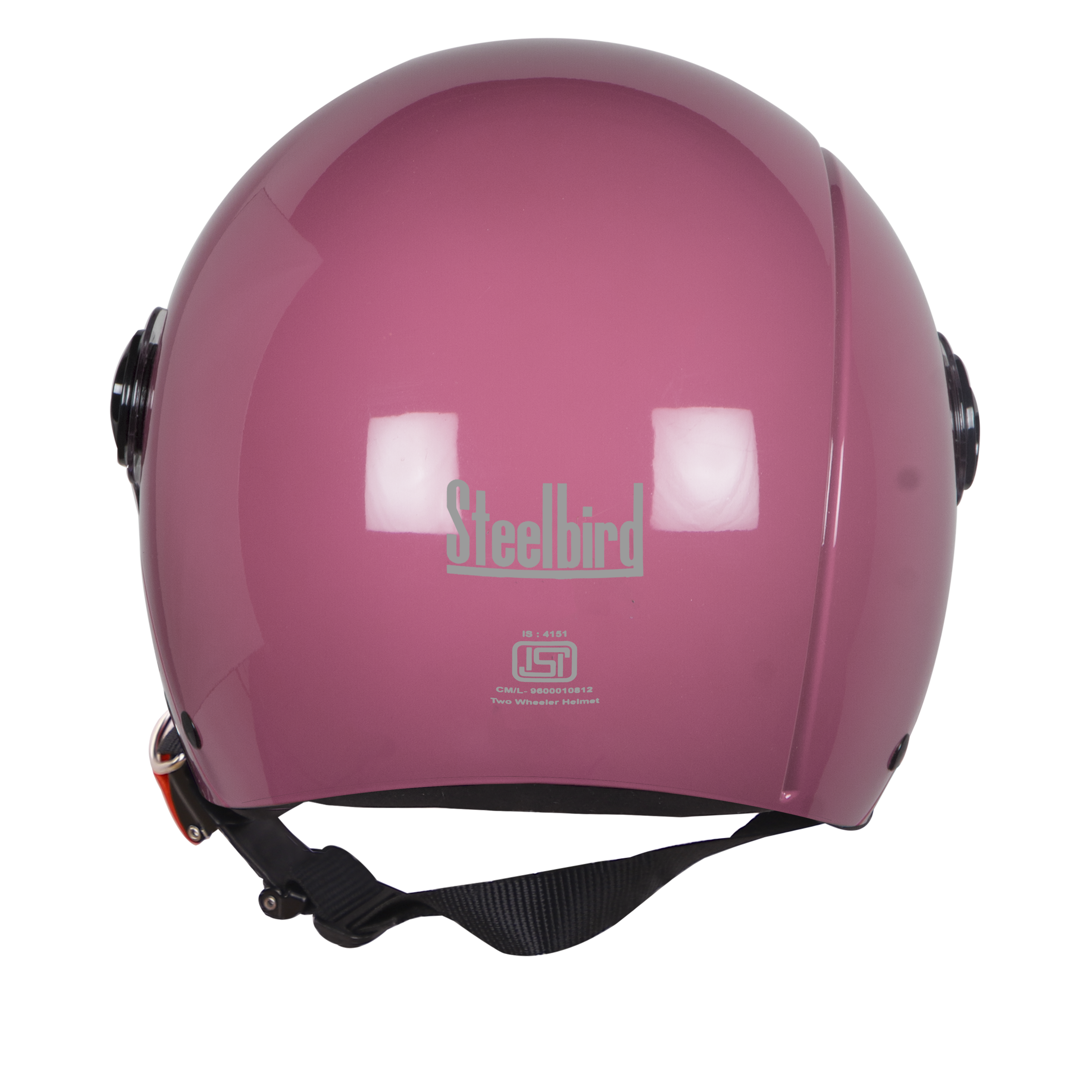 SBH-16 REX GLOSSY PINK (FITTED WITH CLEAR VISOR AND SMOKE VISOR ONLY FOR ILLUSTRATION PURPOSE)